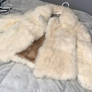 angora fur coat